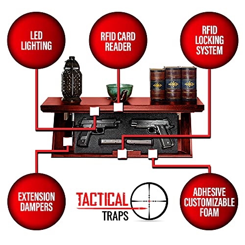Tactical Traps Patriot 35S Compact Gun Shelf with Trap Door Compact