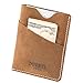 DUEBEL Bi Fold Slim Top Genuine Leather Thin Minimalist Front Pocket Wallets for Men, Made From Full Grain (DBL07)