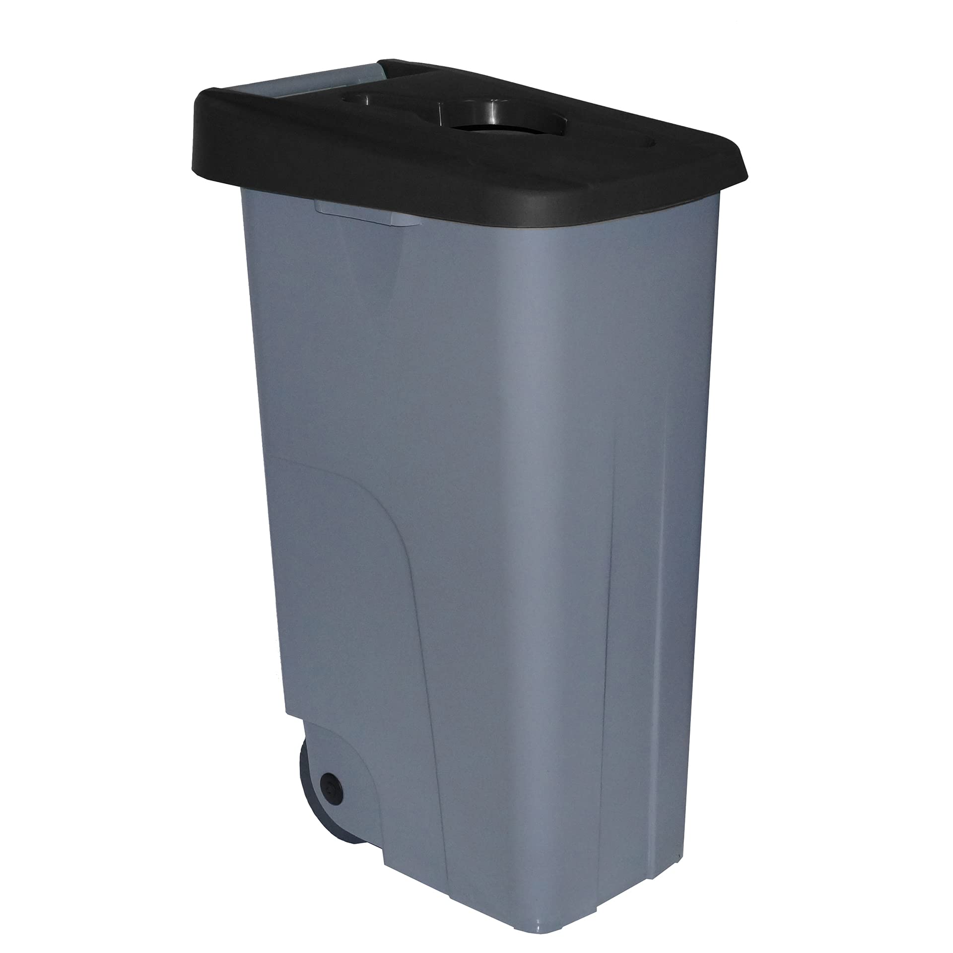 Denox DEN011 Recycling Container 85 Liters Open, Black, 420x570x760 mm