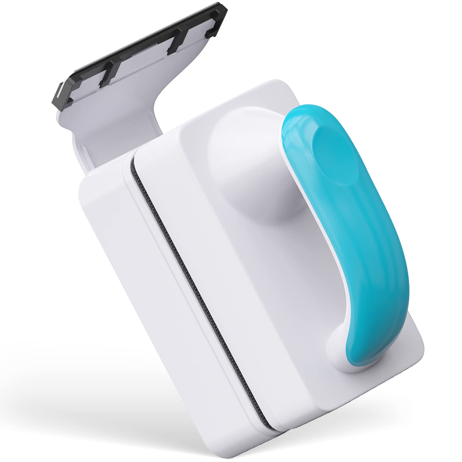 Pawfly Aquarium Strong Magnetic Brush 7.5 CM Stain Cleaner with Detachable Stainless Steel Scraper and Non-Slip Handle Floating Cleaning Scrubber Tool for Glass Fish Tank (Not for Acrylic Tank) — image 1