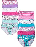 Caramel Cantina Little Girls Cotton Bikini Panty 14 Pack