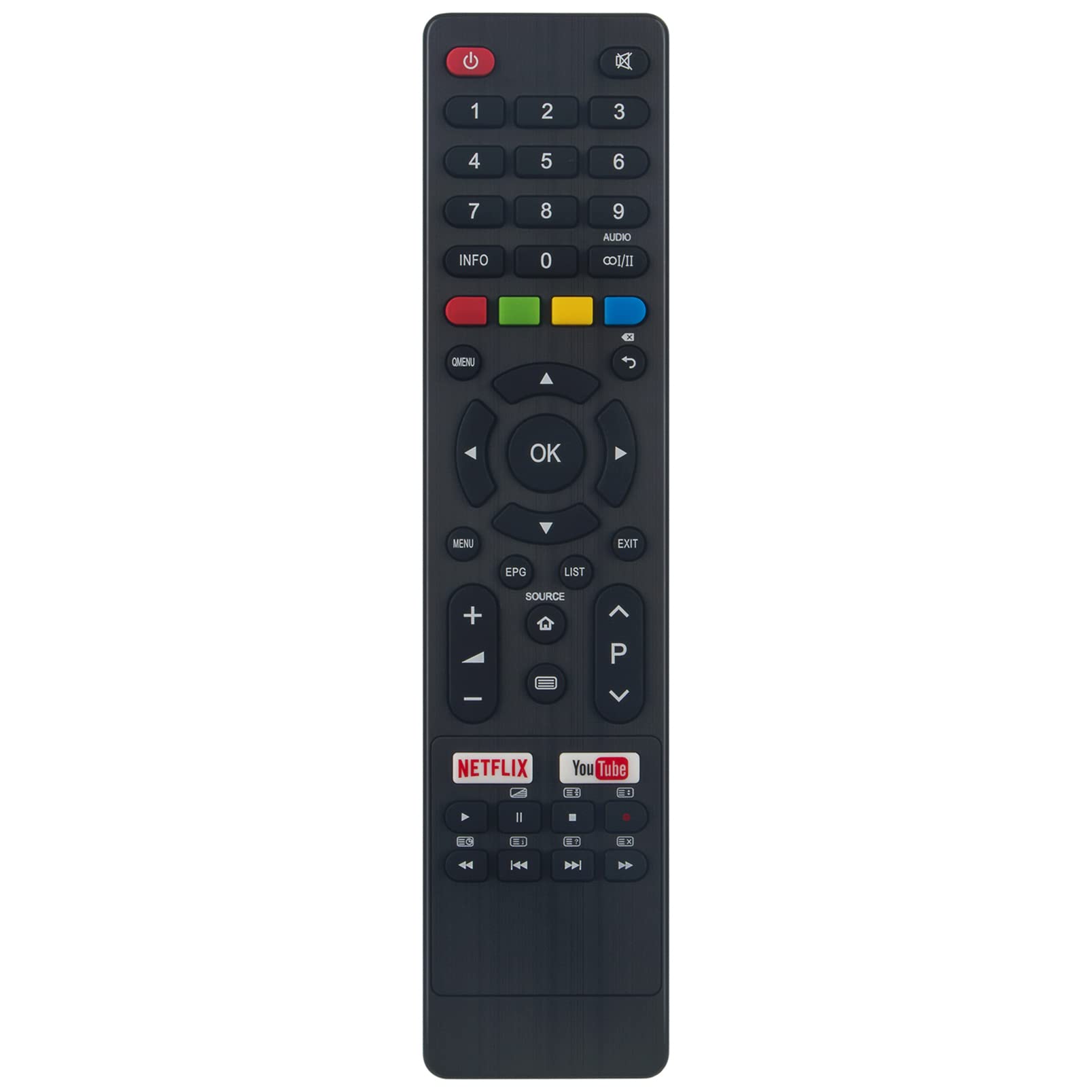 ALLIMITY GCBLTV9FA Remote Control Replace fit for OK.TV ODL24674H-TIB ODL50670U-TIB ODL50671U-TIB ODL32674H-TIB ODL40670U-TIB ODL32676H-TIB ODL50670U-TIB