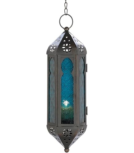 StealStreet 17" Emerald Serenity Hanging Lamp - Decorative Hanging Candle Lamp
