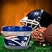 Ziploc Twist 'n Seal Containers for Food Storage and Meal Prep, Small, 2 Count, Pack of 3 (6 Total Containers), NFL New England Patriots