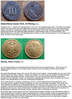 Kalenderblatt zum Jahr 1919: Deutsches Kriegsgeld 1919 (2 Peso von Mexiko 1919 und zur Geschichte des Landes) (German Edition)