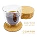Kitchables Absorbent Cork (Circle) Best Coaster for Drinks in Office, Home, or Cottage, 1