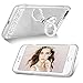 Caka iPhone 7 Plus 8 Plus Case, Rhinestone Series Glitter Luxury Cute Shiny Bling Mirror Makeup Case for Girls with Ring Kickstand Diamond TPU Case for iPhone 7 Plus 8 Plus (Silver)