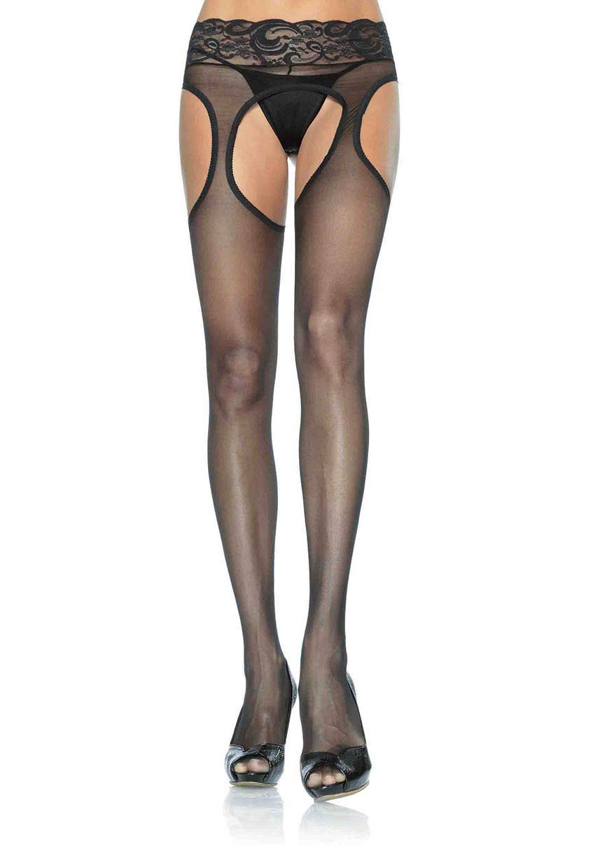 Leg Avenue Sheer Suspender Hose