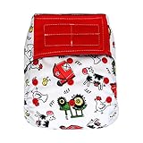 Charcoal Bamboo AIO All-In-One Cloth Diaper with Pocket, Hook-and-Loop (Farm)