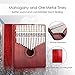 GECKO Kalimba 17 Keys Wide key Thumb Piano builts-in EVA high-Performance Protective Box, Tuning Hammer and Study Instruction.K17MA