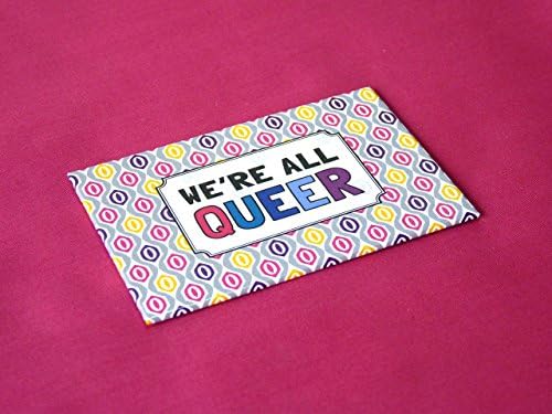 Handmade Queer pride colorful magnet