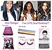 Allove Hair Brazilian Loose Wave Ombre Bundles With Closure (14 16 18+12inch) 3 Bundles with 4X4 Lace Closure Free Part Virgin Remy Hair 10a 3 Tone 1B/4/27 Ombre Weave Human Hair