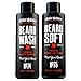 Beard Wash and Conditioner Bundle by Wild Willies Packed w/Organic Oils & Nutrients to Shampoo and Soften Your Beard Along With Peppermint & Eucalyptus Leaves An Incredible Tingle. Made In The USA!