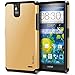 ZTE Grand X Max Z787 / Grand X Max+ Z987 Case, Evocel Dual Layer Armor Protector Case For ZTE Grand X Max Z787 / Grand X Max+ Z987 (Cricket) - Retail Packaging, Gold Medal