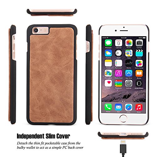 image for iPhone 8/iPhone 7 Case, B BELK Detachable 2 in 1 Magnetic Detachable Z