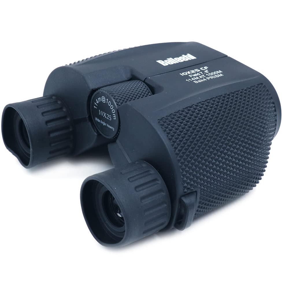 ZONADAH 12x25 Compact Binoculars, BAK4 Prism, Waterproof Lightweight Binocular Easy to Focus for Hunting Hiking, Camping, Fishing, Whale Watching,birdwatching, Stargazing