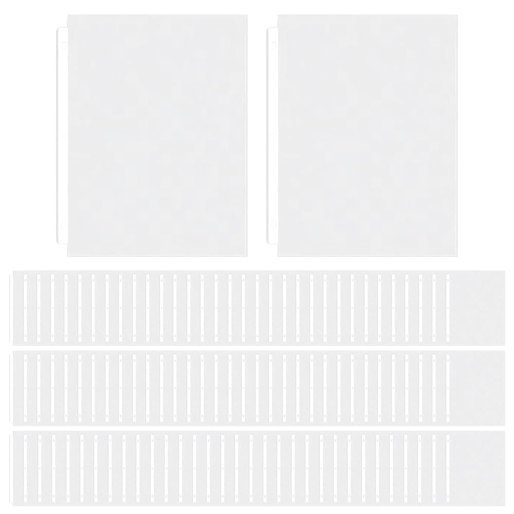 FEIHS 100 Pcs Trading Card Sleeves, Transparent Trading Card Sleeves, Collector Sleeves, for Daily Use, Presentations, Project Management, Office Work and Various Other Scenarios