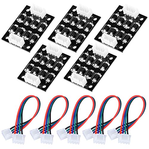 Dreamtop 5pcs TL Smoother Addon Module 3D Printer Accessories Filter for 3D Printer Motor Drivers Pattern Elimination Motor Filter Clipping Filter