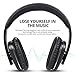 August EP750 Active Noise Cancelling Headset Bluetooth Over-Ear Stereo Headphones with Microphone and aPTX
