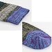 Zmart Women's Knit Cotton Vintage Colorful Stripe Boot Socks Casual Cozy Slouch Crew Socks 5 Value Pack