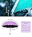 Colorfullife Travel Umbrellas for Women,Sun Umbrellas for Women,Compact Umbrellas for Rain and Wind with Met Water Begin Bloom and One Handed Operation.