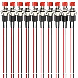 Gebildet 10pcs 7mm 3V-6V-12V-24V-230V/1A Prewired