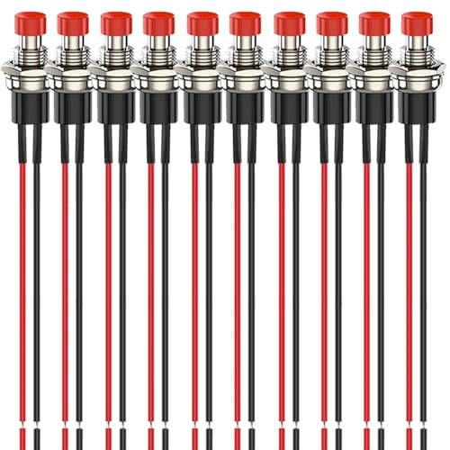 Gebildet 10pcs 7mm 3V-6V-12V-24V-230V/1A Prewired