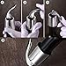Zhanmai Stainless Steel Wine Stoppers Bottle Stoppers Vacuum Bottle Sealer Bottle Plug with Inner Rubber 1.6 x 3.7 inches (Silver)