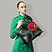 Realer Designer Clutch Purses Wallet Large Leather Handbag with Handle for Women Black