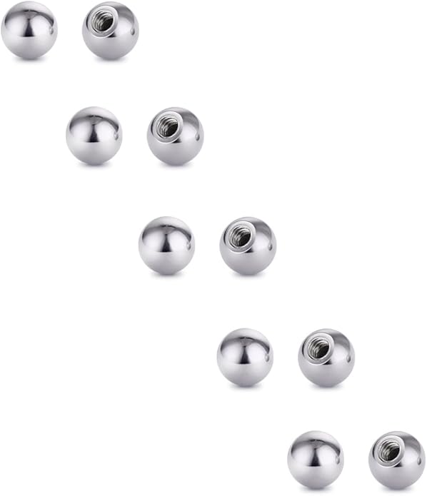 Cottvott Threaded 316L Steel Replacement Balls Piercing