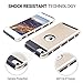 ULAK iPod Touch 6th Generation case,iPod 6 Cases, Dual Layer Slim Protective Hybrid iPod Touch Case Hard PC Cover for Apple iPod Touch 5 6th Generation (Champagne Gold + Black)