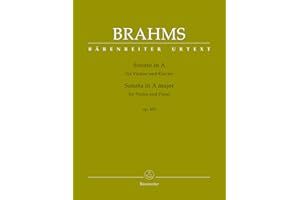 BAERENREITER VERLAG Brahms: Violin Sonata in A Major, Op. 100