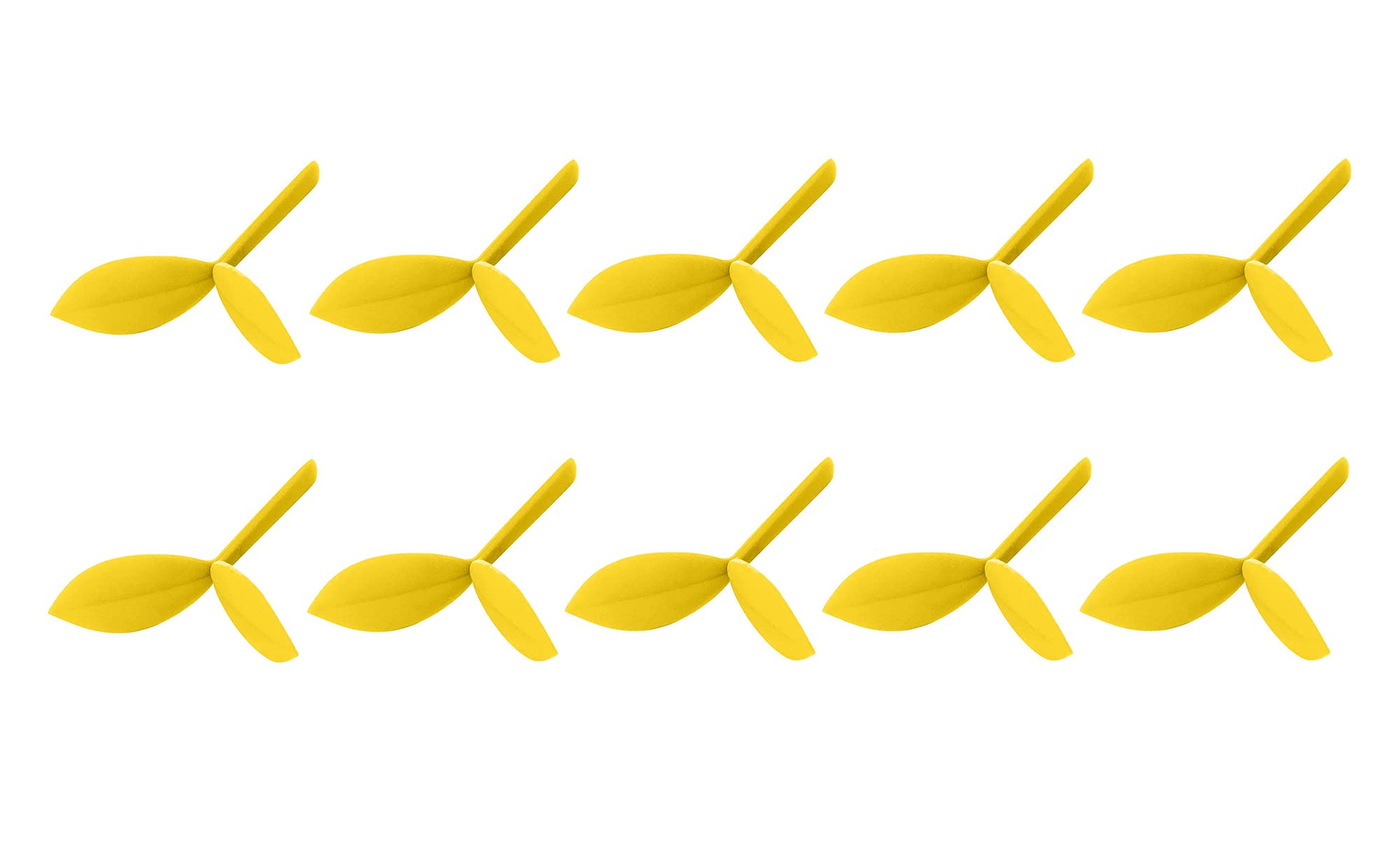 Hsthe Sea Pack of 10 Small Yellow Sprout Bookmark Mini Yellow Sprout Bookmarks Silicone Grass Buds Bookmark Creative Gifts for Students Bookworm Book Lovers for Reading, Yellow