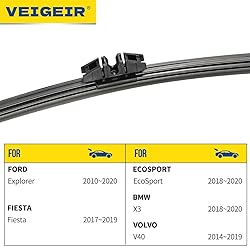 11" Rear Wiper Blade Compatible with Ford Explorer