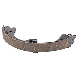 TRQ Rear Parking Brake Shoe Set Compatible with