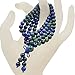 AD Beads Natural Gemstones Buddhist 108 Prayer Healing Beads Mala Stretchy Bracelet Necklace 6mm (Lapis Lazuli Chrysocolla)