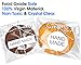 Pack It Chic - 8” X 10” (200 Pack) Clear Resealable Cello Poly Bags - Candy, Treats, and Party Favors - Self Seal
