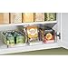 iDesign Linus Plastic Canned Food and Soda Can Organizer with Lid for Refrigerator, Freezer and Pantry, BPA-Free, 5.25