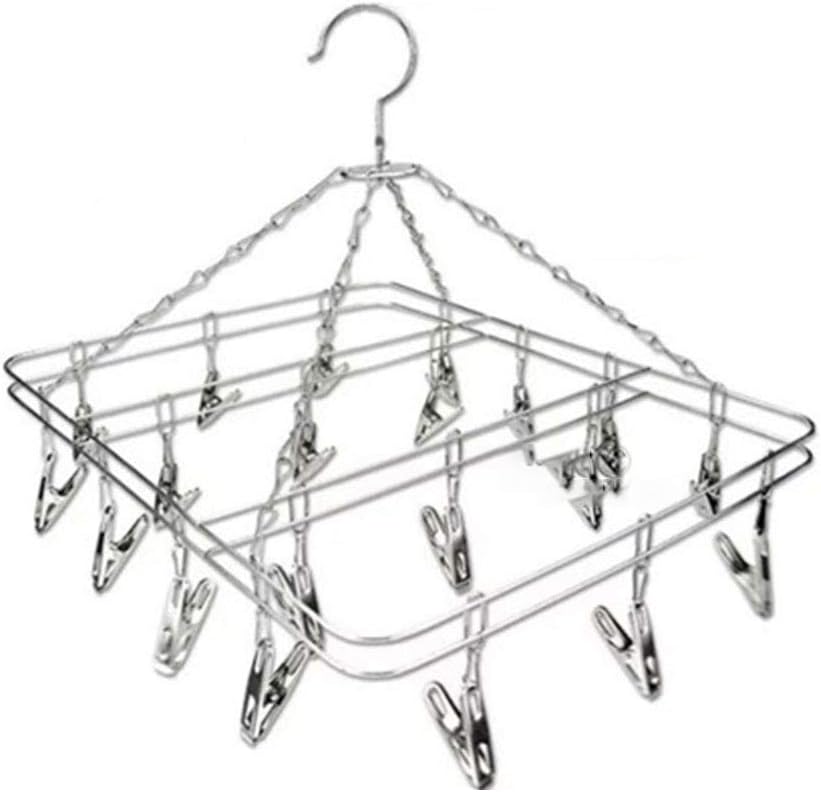Ruiboury Round Square Plum Shape Drying Shelf Sock Underwear Clothes Outdoor Airer Dryer Laundry Hanger Multifunctional Towel Clips