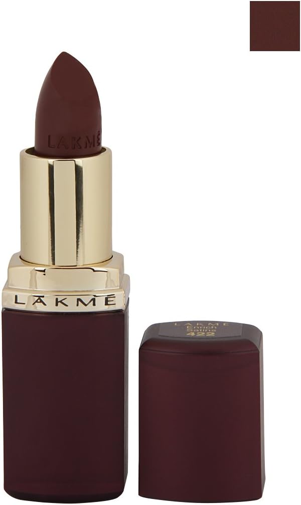 Lakme Enrich Satins Lip Color, Shade 422, 4.4ml
