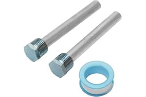 2 Pack RV Water Heaters Anode Rod, 1/2inch NPT Thread 4.5inch Magnesium Anode Rod, for Water Heater, Heat Exchanger, Evaporat
