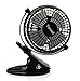 Topwell 5-Inch 360 Degree Rotation Clip-on USB Fan - Black
