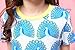 Edenpure Girl's Cute Casual Cotton Cartoon Animal Printed Short Sleeve Summer Playwear Dress(Peacock,6)