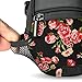 USA GEAR Compact Point and Shoot Camera Case Small Digital Camera Pouch with Accessory Pockets and Shoulder Strap - Compatible with Sony CyberShot, Canon G7X Mark iii, Nikon COOLPIX & More (Floral)