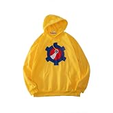 RoleplayCos Unisex Anime Cosplay Reki Hoodie Yellow Novelty 3D Printed Pullover Hoodie Sweatshirt Top Coat