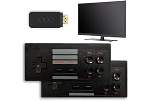 Babibubary Retro Game Stick with 1550+ Classic Video Games for TV with HDMI Output NES Wireless Extreme Mini Game Box Old Arcade Plug and Play Video Game Console Great Gift for Adults & Kids