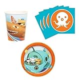 BirthdayExpress Octonauts Snack Pack Kit for 16