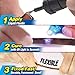4 PCS x 5-Second Fix/Fill/Seal/Repair UV Light Glue Liquid-Plastic Welding Tool Pen