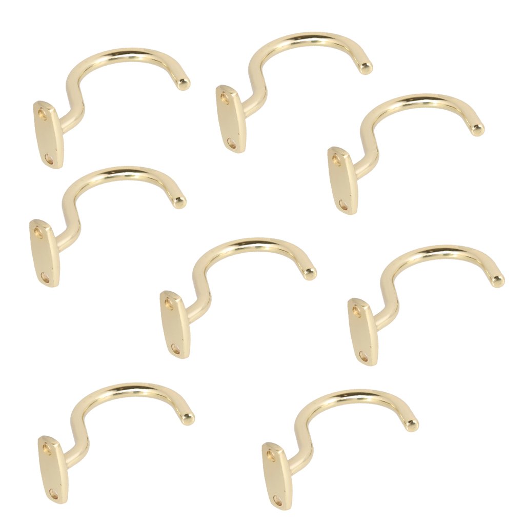 Buy Sharplace 8 Pieces Brass Snooker Table Side Rail Rest Hook Billiard