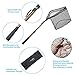 YVLEEN Folding Fishing Net - Foldable Fish Landing Net Robust Aluminum Telescopic Pole Handle and Nylon Mesh 16inch Hoop Size